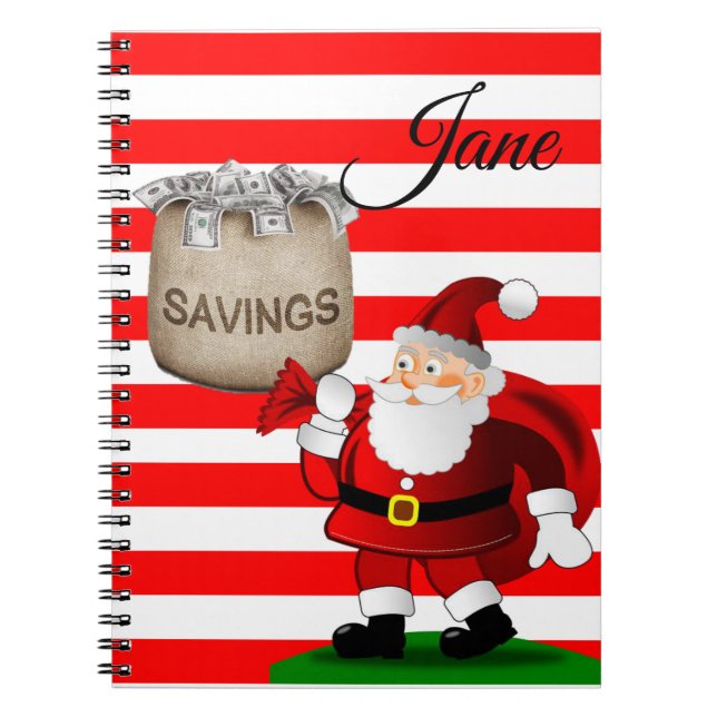 Cuaderno Bloc de notas espiral de navidades (Frente)