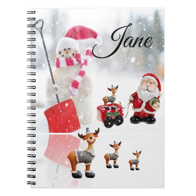 Cuaderno Bloc de notas espiral de navidades (Frente)