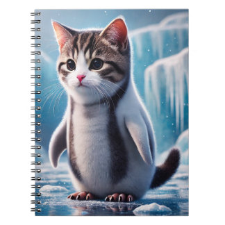 Cuaderno Bloc de notas espiral de pingüino Kitty