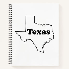 Cuaderno Bloc de notas espiral de Texas