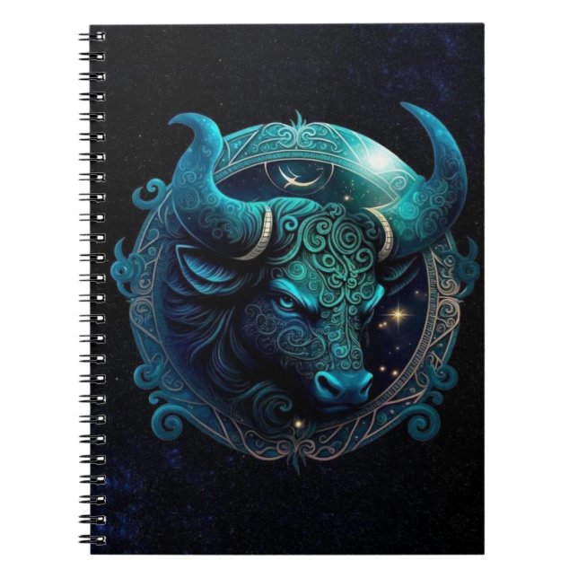 Cuaderno Bloc de notas espiral de zaurus zodiac (Frente)