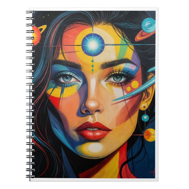 Cuaderno Bloc de notas espiral Galaxy Muse (Frente)