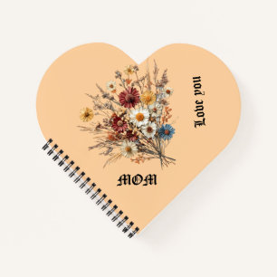 Cuaderno Bloc de notas espiral para mamá