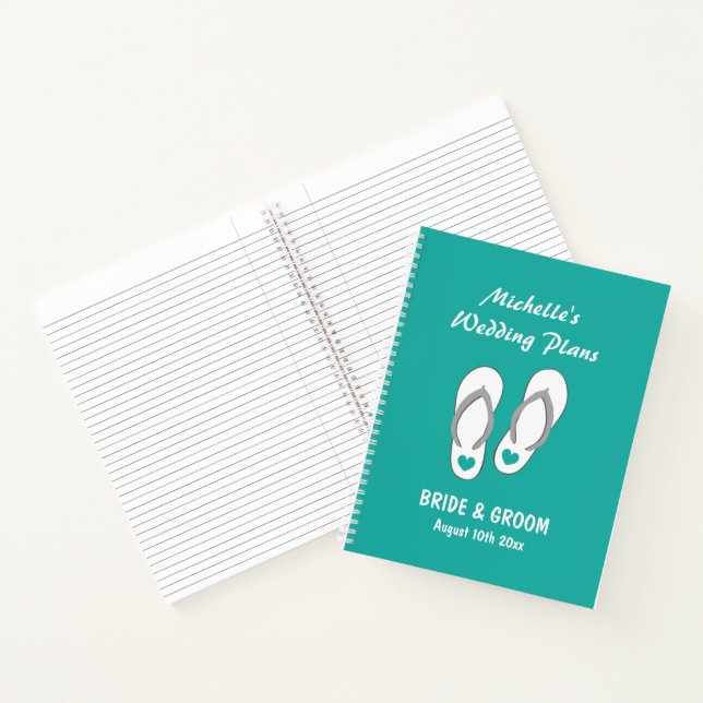 Cuaderno Bloc de notas espiral personalizado para planes de (Interior)