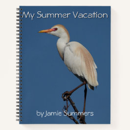 Cuaderno Bloc de notas espiral "Springtime Egret"