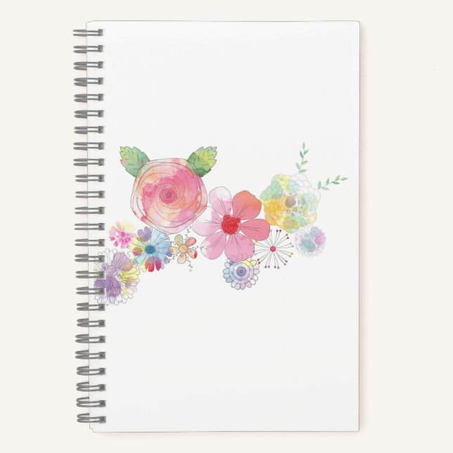 Cuaderno Bloc de notas espirales de 5,5" x 8,5" (Anverso)