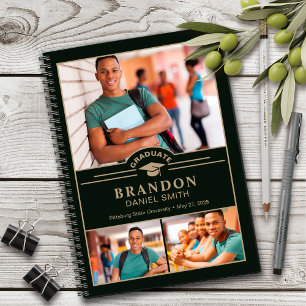 Cuaderno Bloc de notas espirales de graduación de la Univer