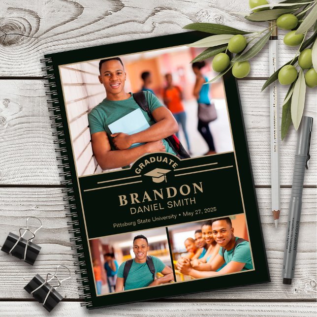 Cuaderno Bloc de notas espirales de graduación de la Univer (Subido por el creador)