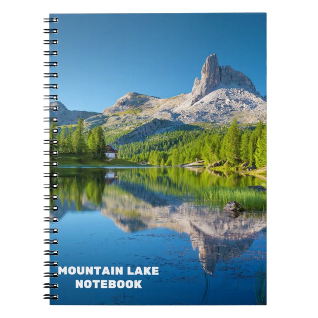 Cuaderno Bloc de notas espirales de Mountain Lake (Frente)