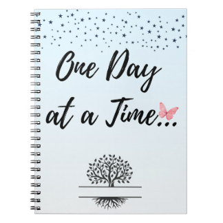 Cuaderno Bloc de notas espirales de un día a la vez - Welln