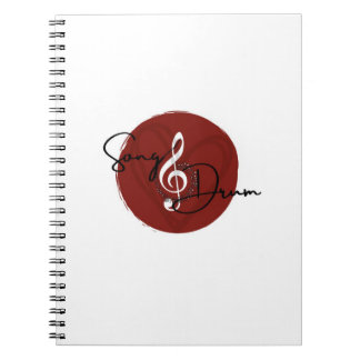 Cuaderno Bloc de notas espirales Song_Drum