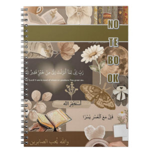 Cuaderno Bloc de notas estético vintage