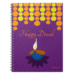 Cuaderno bloc de notas Feliz Diwali