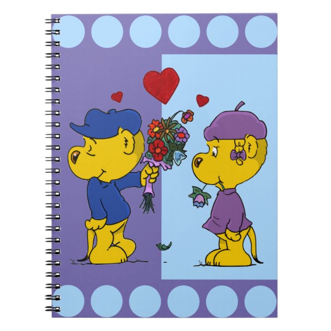 Cuaderno Bloc de notas Ferald y Sahsha Ferret (Frente)