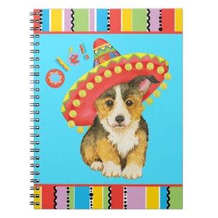 Cuaderno Bloc de notas Fiesta Pembroke Welsh Corgi