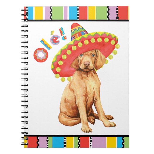 Cuaderno Bloc de notas Fiesta Vizsla (Frente)