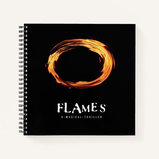 Cuaderno Bloc de notas FLAMES (Anverso)