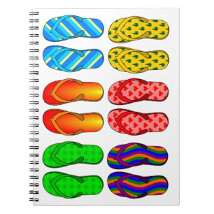 Cuaderno Bloc de notas Flip Flops