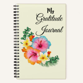 Cuaderno Bloc de notas Floral Gratitude Journal