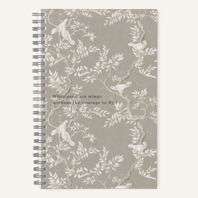 Cuaderno Bloc de notas florales 1 (Anverso)