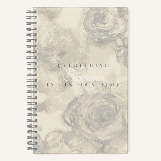 Cuaderno Bloc de notas florales 2 (Anverso)