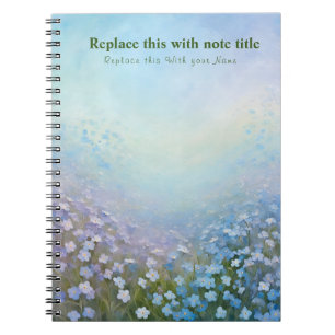 Cuaderno Bloc de notas florales Fancy Pastel