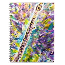 Cuaderno Bloc de notas Flute