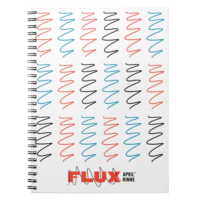 Cuaderno Bloc de notas Flux Swirl Spiral (Frente)