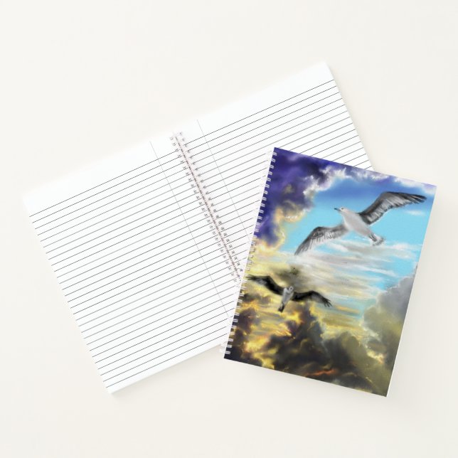 Cuaderno Bloc de notas Flyng Birds (Interior)