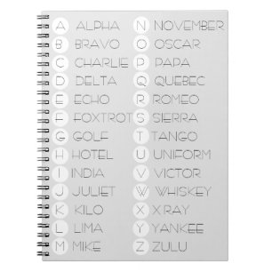 Cuaderno Bloc de notas fonético