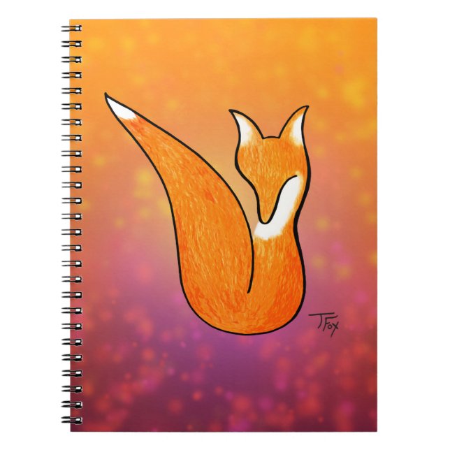 Cuaderno Bloc de notas Fox Pink (Frente)