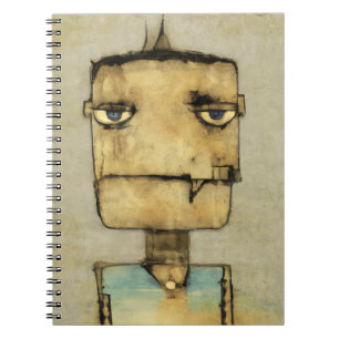 Cuaderno Bloc de notas Grunge Robot Face