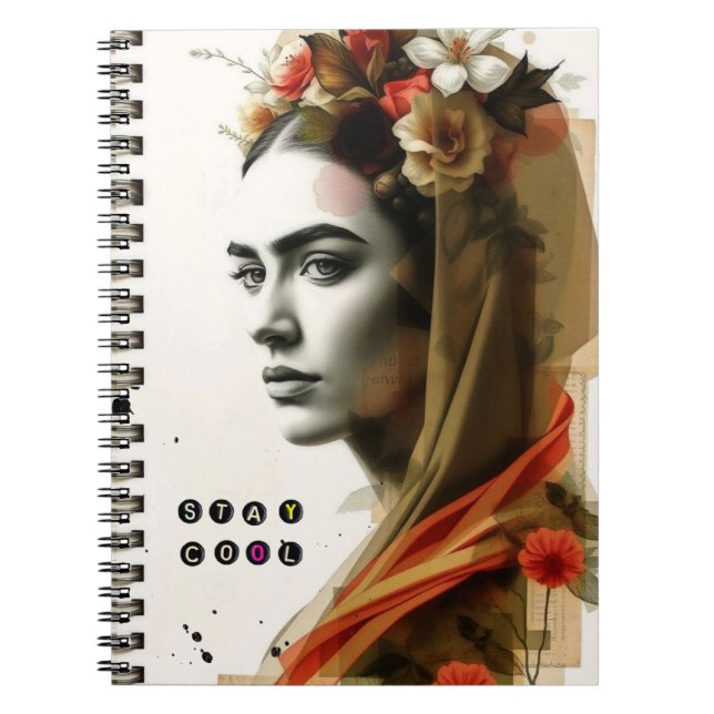 Cuaderno Bloc de notas Guay Boho Frida Retro (Frente)