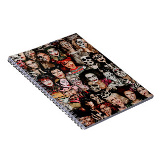Cuaderno Bloc de notas Halloween Collage