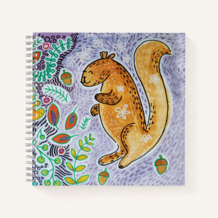 Cuaderno Bloc de notas Happy Squirrel