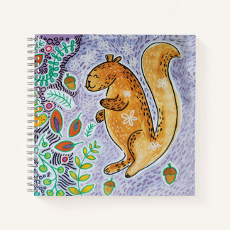 Cuaderno Bloc de notas Happy Squirrel