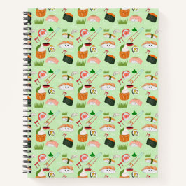 Cuaderno Bloc de notas Happy Sushi Kawaii