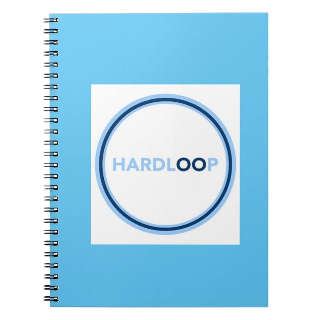 Cuaderno Bloc de notas HARDLOOP por Happier Living (Frente)