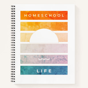 Cuaderno bloc de notas Homeschool Life