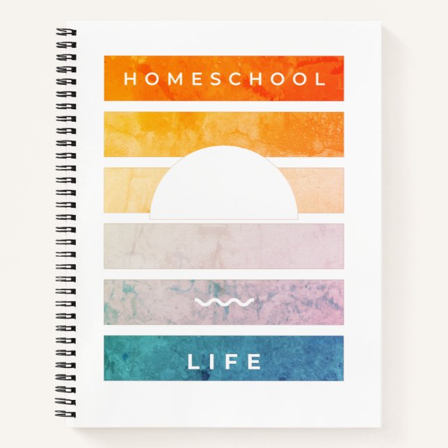 Cuaderno bloc de notas Homeschool Life (Anverso)