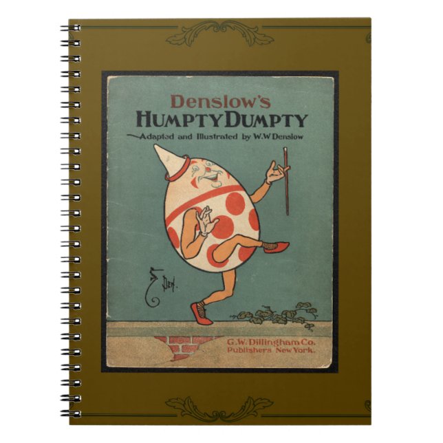 Cuaderno Bloc de notas humpty Dumpty (Frente)