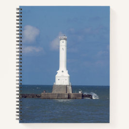 Cuaderno bloc de notas Huron Harbour Light