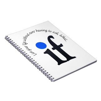 Cuaderno Bloc de notas inspirador "What if"