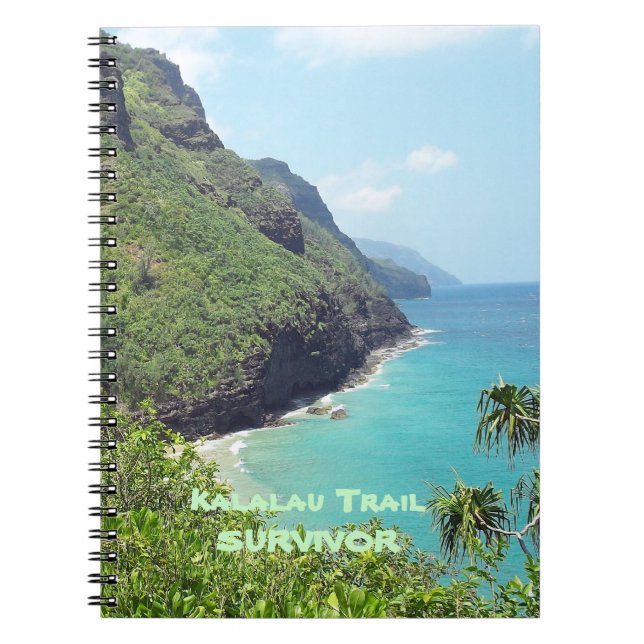 Cuaderno Bloc de notas Kalalau Trail (Frente)