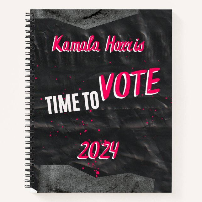 Cuaderno Bloc de notas Kamala Harris (Anverso)