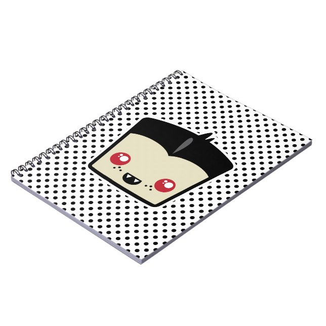 Cuaderno Bloc de notas Kawaii Dracula (Lado Izquierdo)