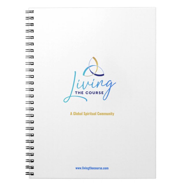 Cuaderno Bloc de notas Living The Course (Frente)