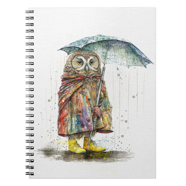 Cuaderno Bloc de notas Lluvia Lluvia Lluvia Lárgate (Frente)