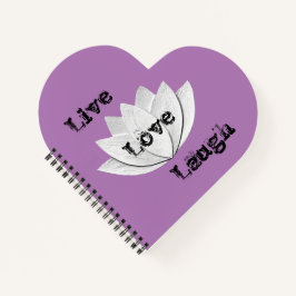 Cuaderno Bloc de notas Lotus Flower