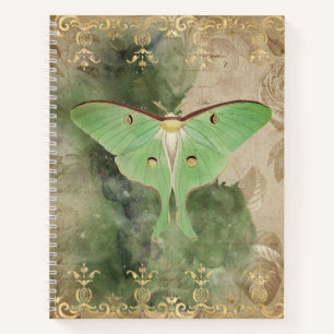 Cuaderno Bloc de notas Luna Verde
